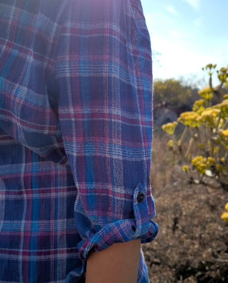 Camisa Oasis Plaid Popover